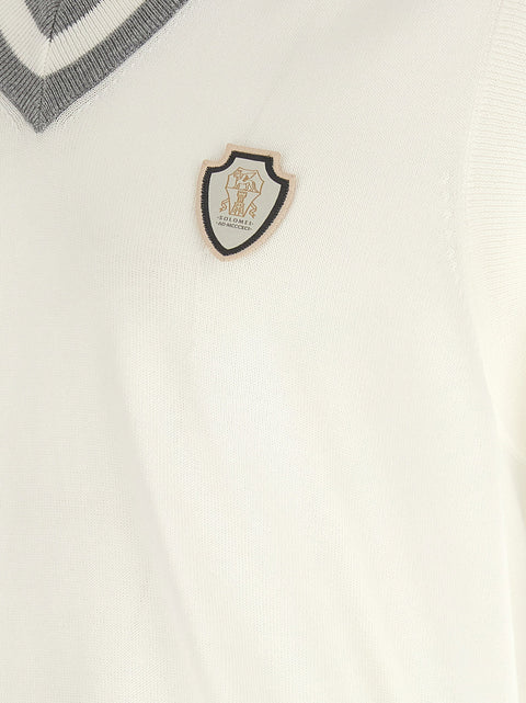Brunello Cucinelli Logo Patch Vest