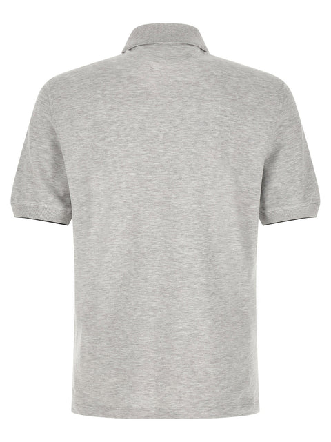 Brunello Cucinelli Logo Piqué Polo Shirt