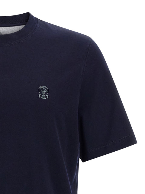 Brunello Cucinelli Logo Print T-shirt