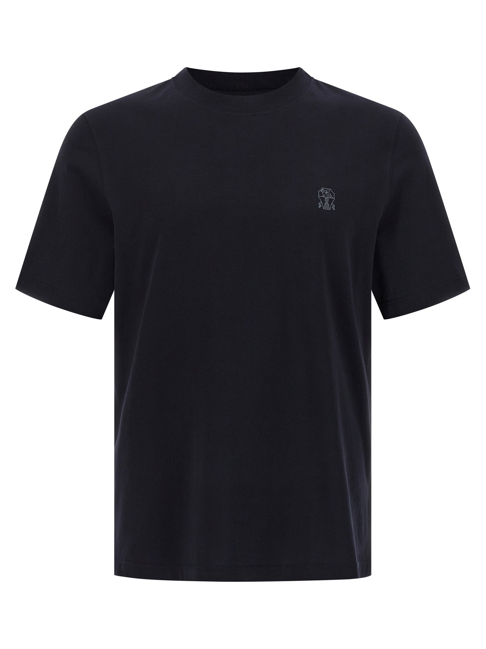 Brunello Cucinelli Logo Print T-shirt