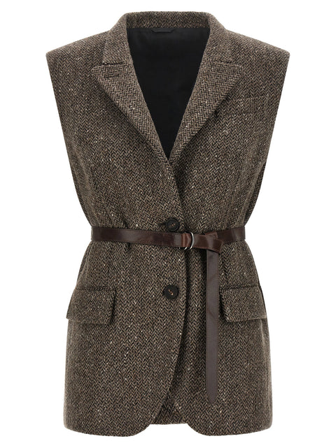 Brunello Cucinelli Mélange Wool Vest