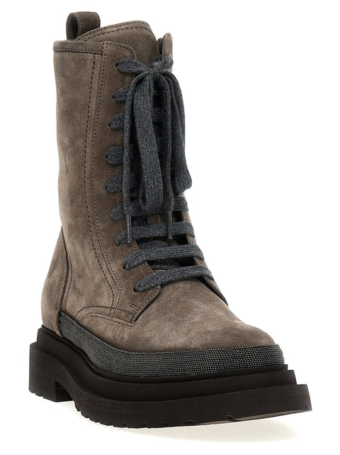 Brunello Cucinelli Monile Ankle Boots