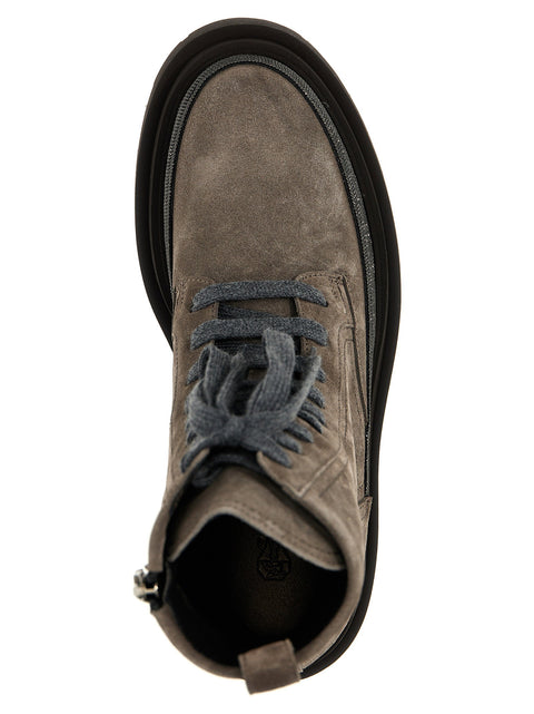 Brunello Cucinelli Monile Ankle Boots