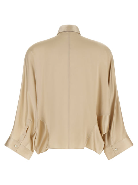 Brunello Cucinelli Monile Satin Shirt