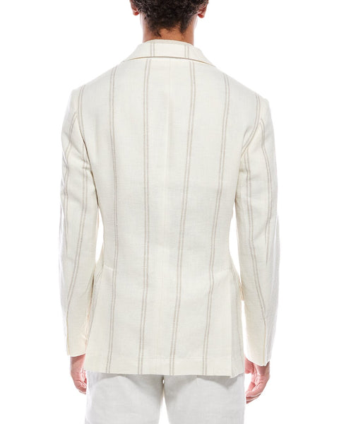 Brunello Cucinelli Multicolor Linen Blazer