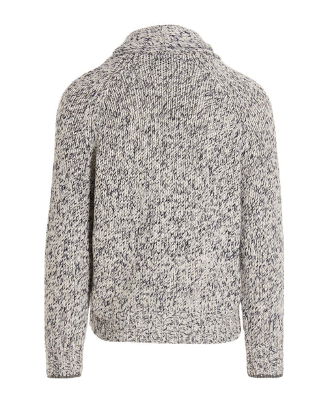 Brunello Cucinelli Multicolor Wool Cardigan
