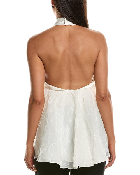 Brunello Cucinelli Natural Silk T-Shirt
