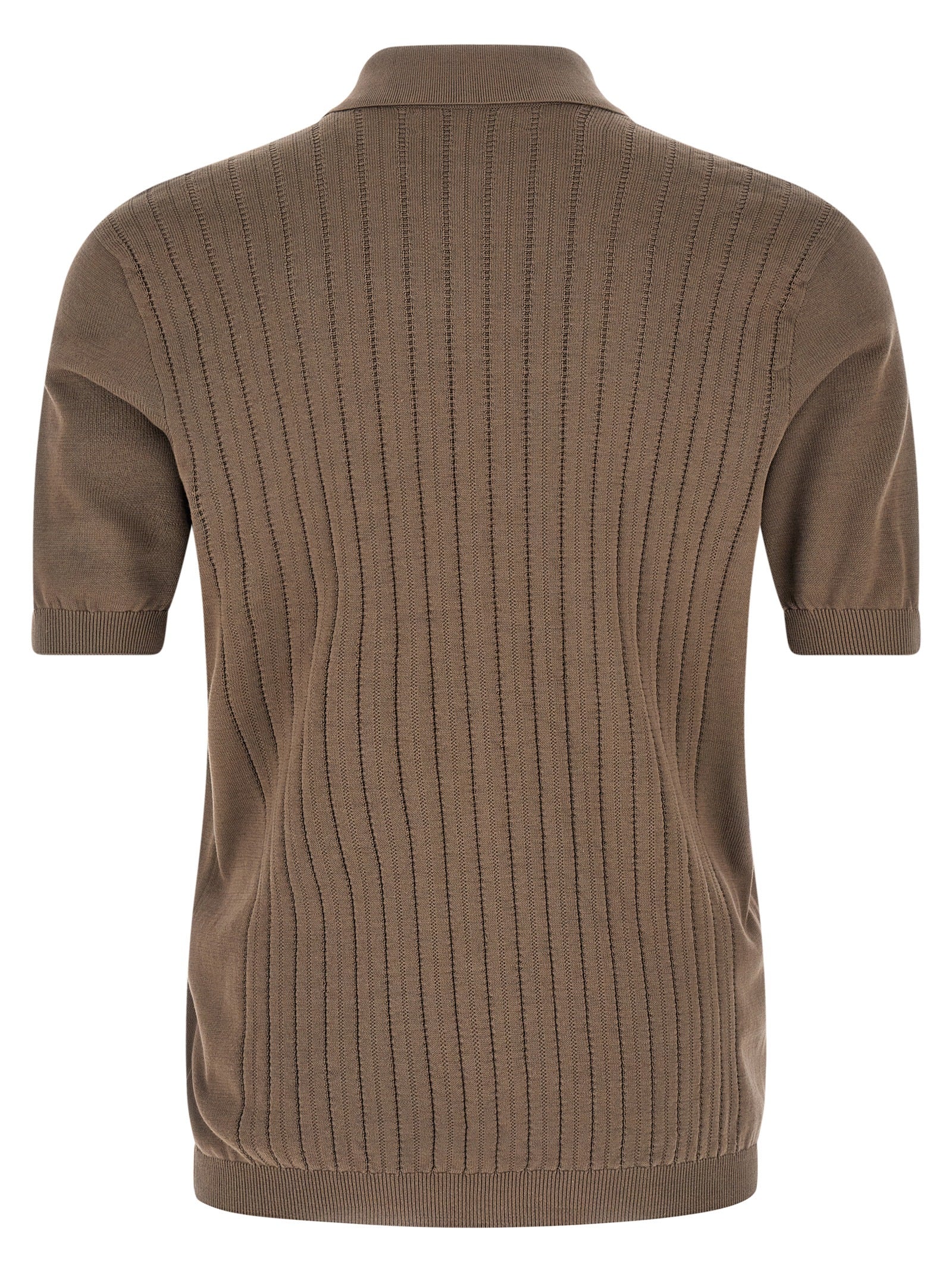 Brunello Cucinelli Operated Ribbed Shirt
