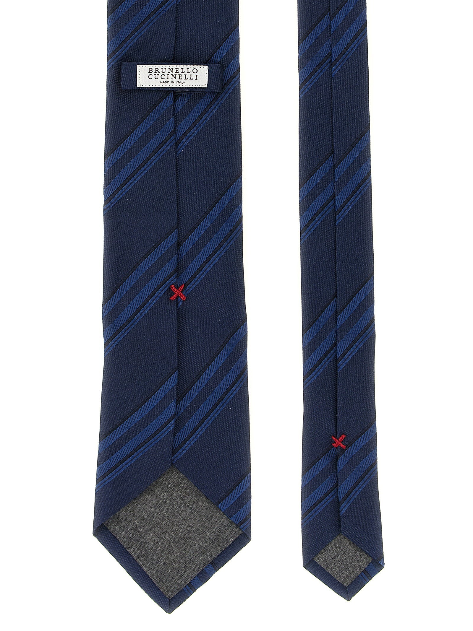 Brunello Cucinelli Operated Stripe Tie