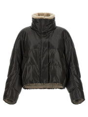 Brunello Cucinelli Padded Leather Jacket