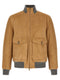 Brunello Cucinelli Padded Suede Bomber Jacket