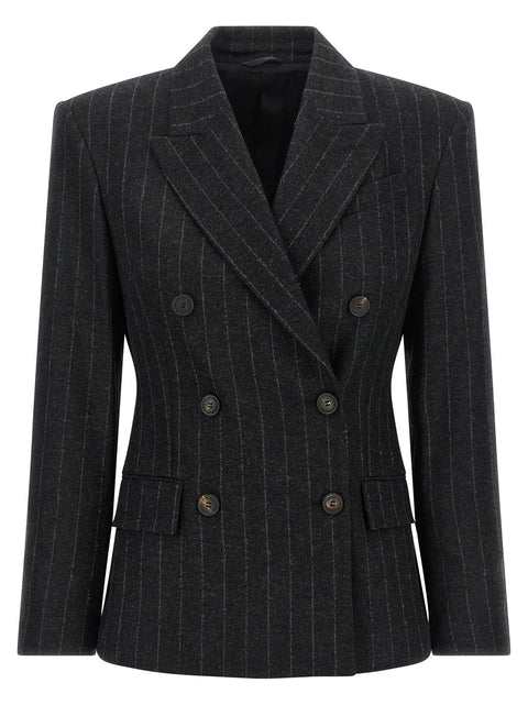 Brunello Cucinelli Pinstripe Blazer