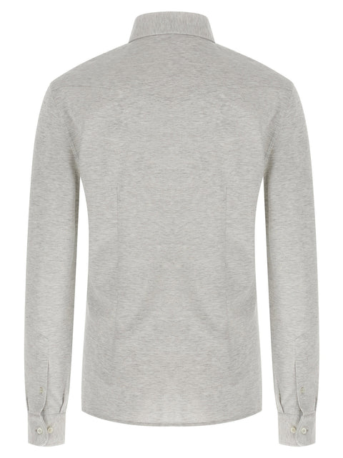 Brunello Cucinelli Piqué Cotton Shirt