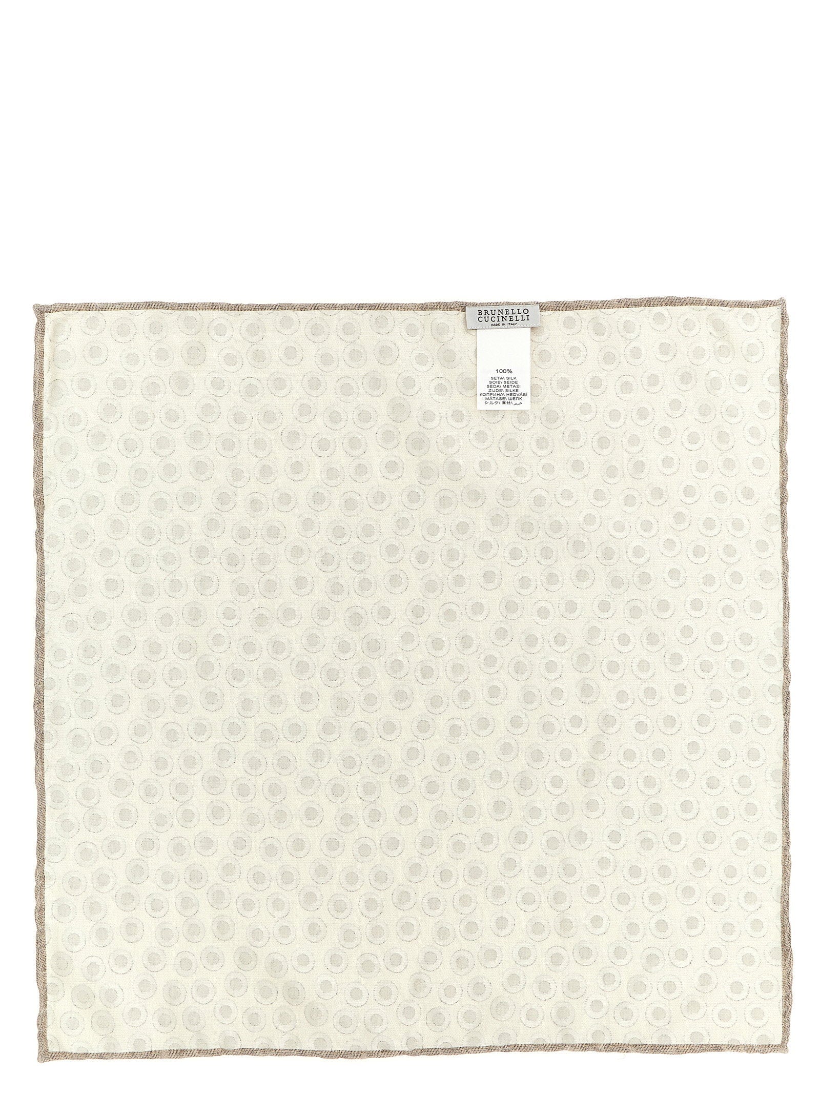 Brunello Cucinelli Polka Dot Pocket Clutch Bag