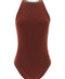 Brunello Cucinelli Precious Collar One-piece Swimsuit