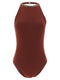 Brunello Cucinelli Precious Collar One-piece Swimsuit