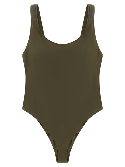 Brunello Cucinelli Precious Details One-piece Swimsuit
