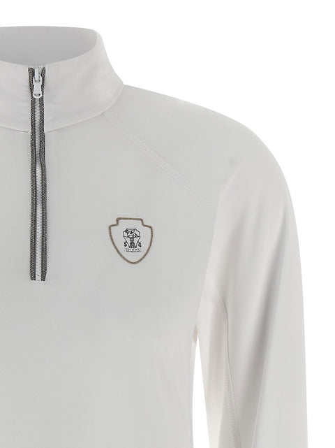 Brunello Cucinelli Precious Half Zip Sweater