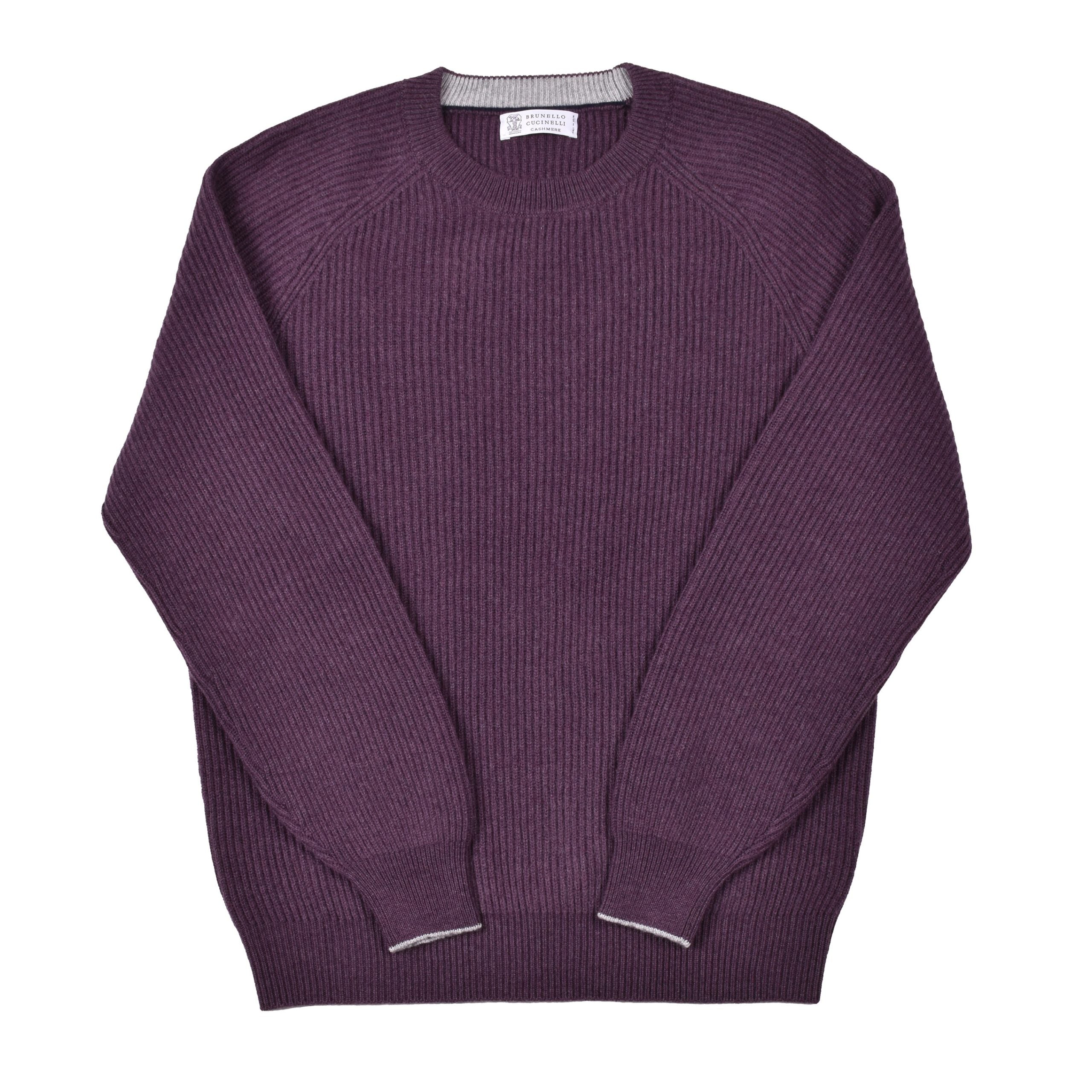 Brunello Cucinelli Purple Cashmere Sweater