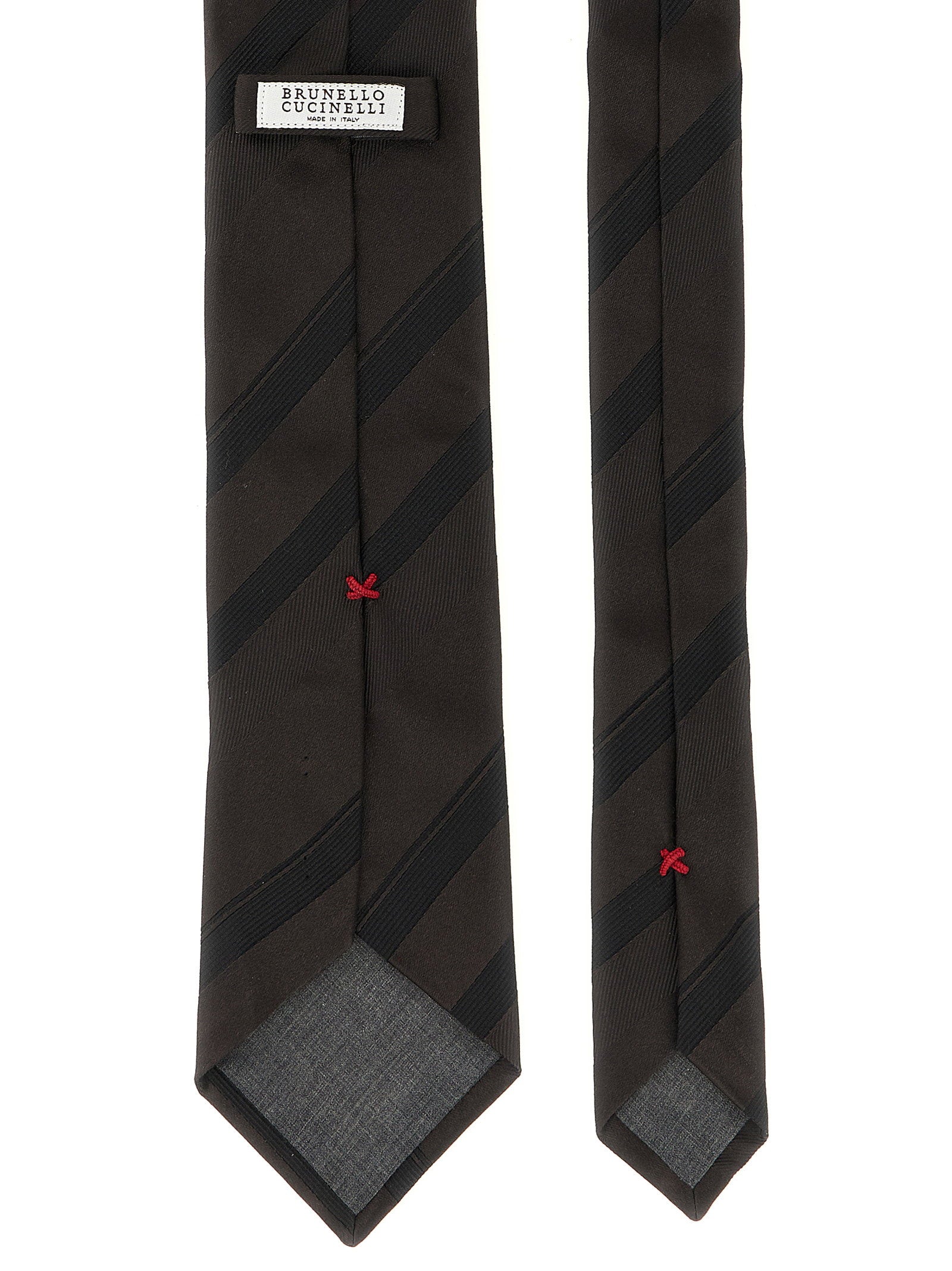 Brunello Cucinelli Regimental Silk Tie