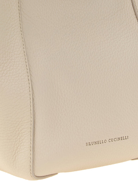 Brunello Cucinelli Sartorial Bucket Small Handbag