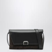 Brunello Cucinelli Sartorial brown suede and calf leather bag