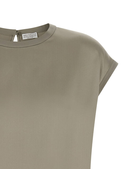Brunello Cucinelli Satin Blouse