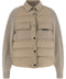 Brunello Cucinelli Shiny Flap Detail Down Jacket