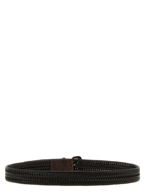 Brunello Cucinelli Shiny Loop Belt