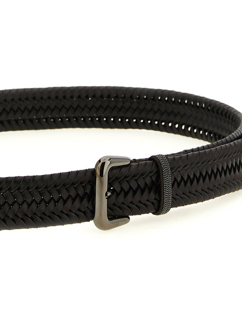 Brunello Cucinelli Shiny Loop Belt