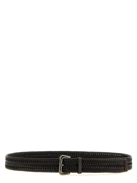 Brunello Cucinelli Shiny Loop Belt