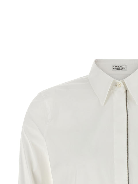 Brunello Cucinelli Shiny Trim Shirt