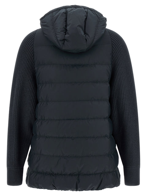 Brunello Cucinelli Shiny Zipper Pull Down Jacket