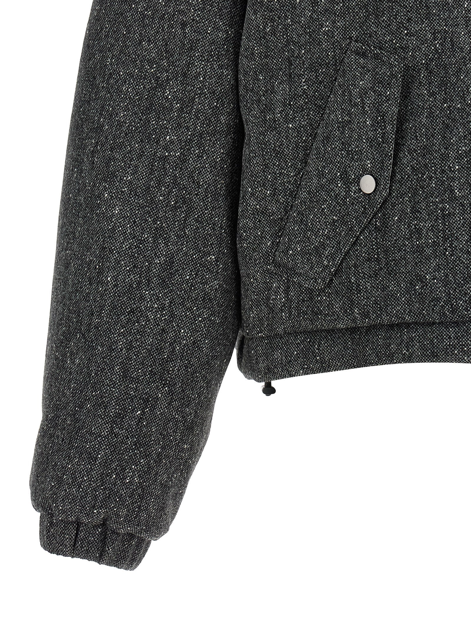 Brunello Cucinelli Shiny Zipper Pull Down Jacket