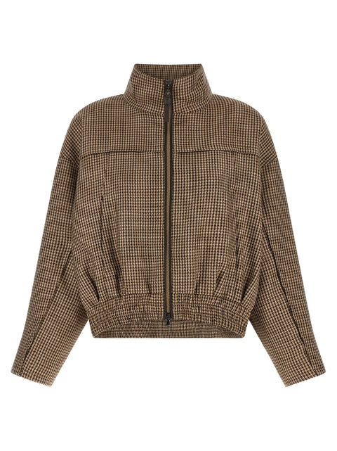 Brunello Cucinelli Shiny Zipper Pull Jacket