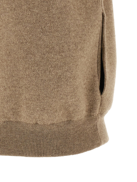 Brunello Cucinelli Shiny Zipper Pull Vest