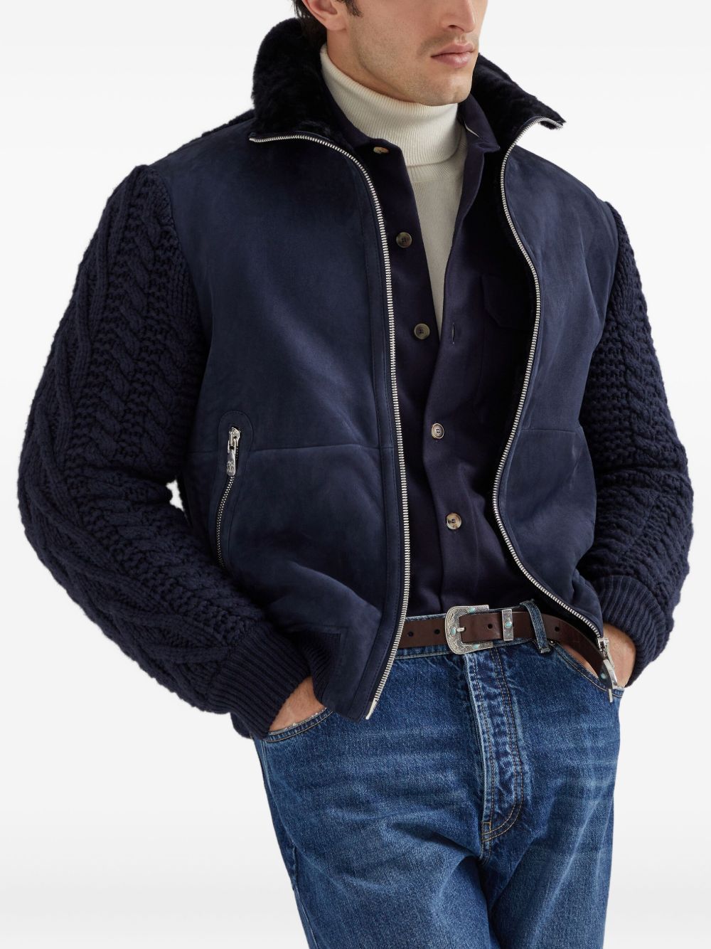 Brunello Cucinelli Shirts Blue-Shirts-Brunello Cucinelli-L-Urbanheer