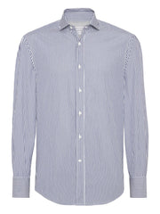 Brunello Cucinelli Shirts Blue-Shirts-Brunello Cucinelli-L-Urbanheer