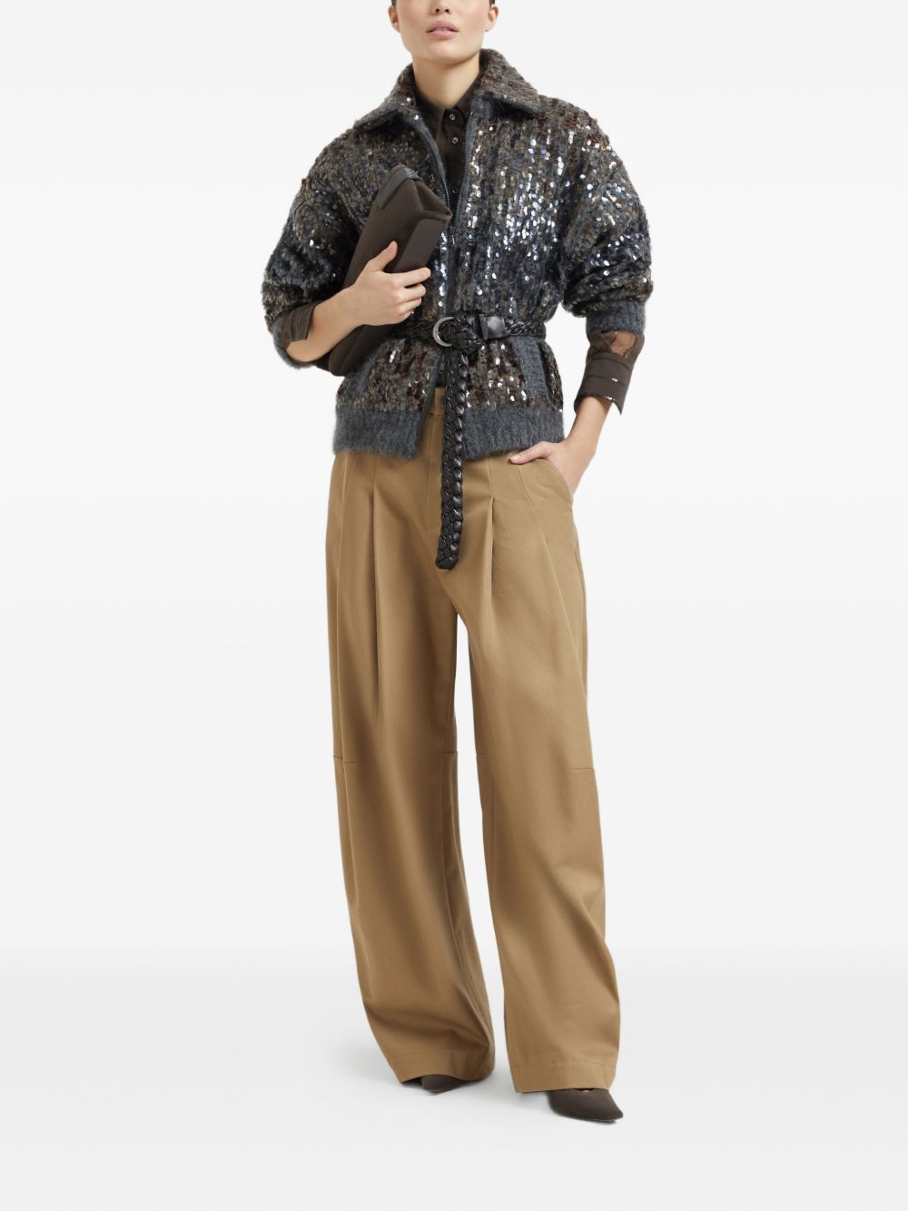 Brunello Cucinelli Shirts Brown