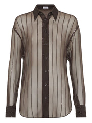 Brunello Cucinelli Shirts Brown