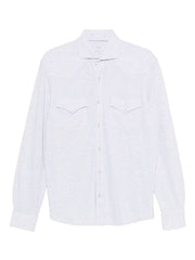 Brunello Cucinelli Shirts Light Grey