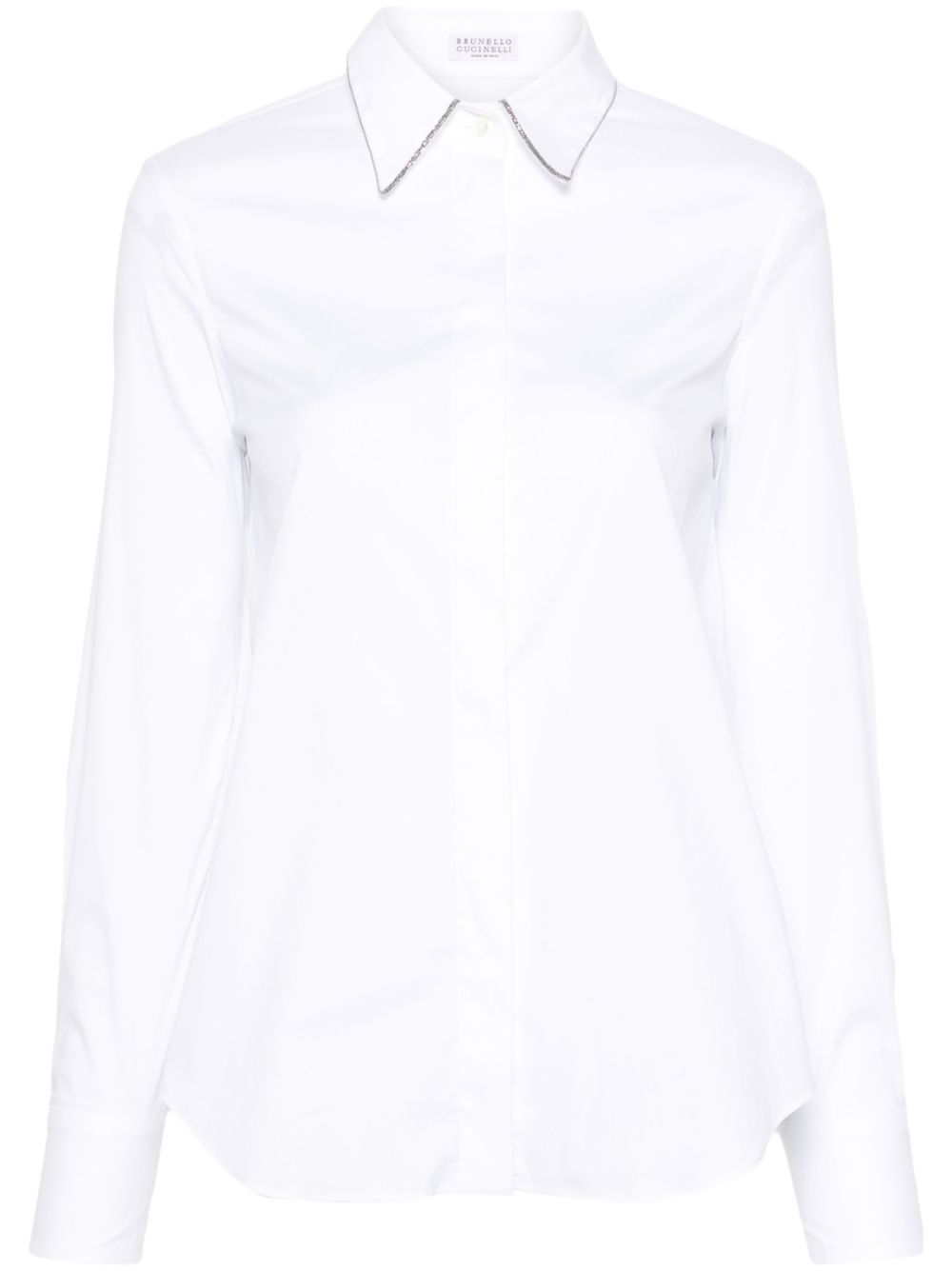 Brunello Cucinelli Shirts White-Shirts-Brunello Cucinelli-L-Urbanheer