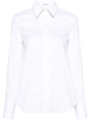 Brunello Cucinelli Shirts White-Shirts-Brunello Cucinelli-L-Urbanheer