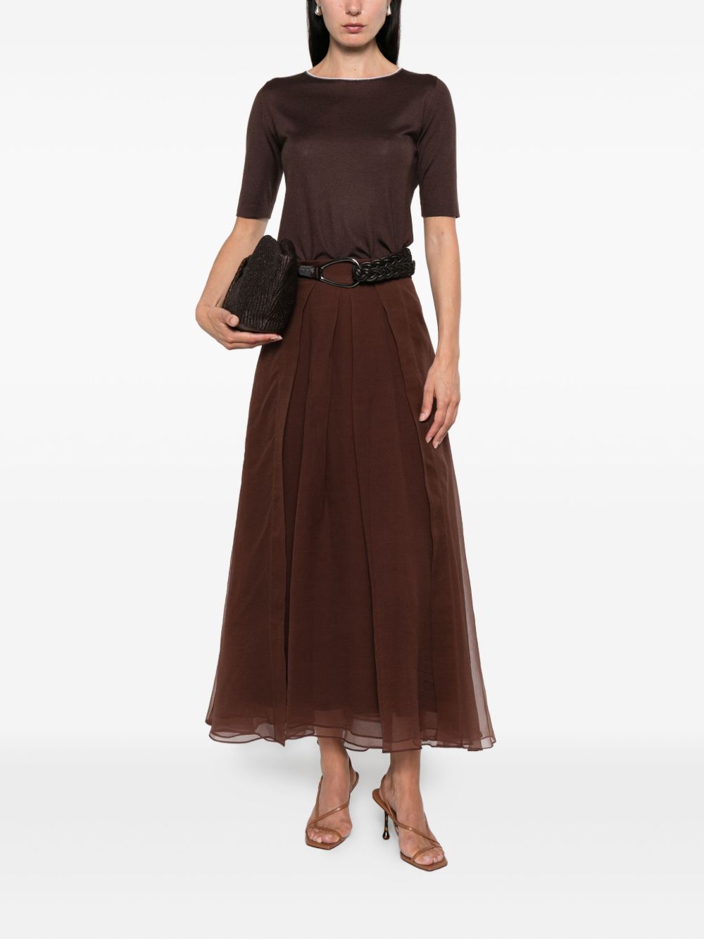 Brunello Cucinelli Skirts Brown