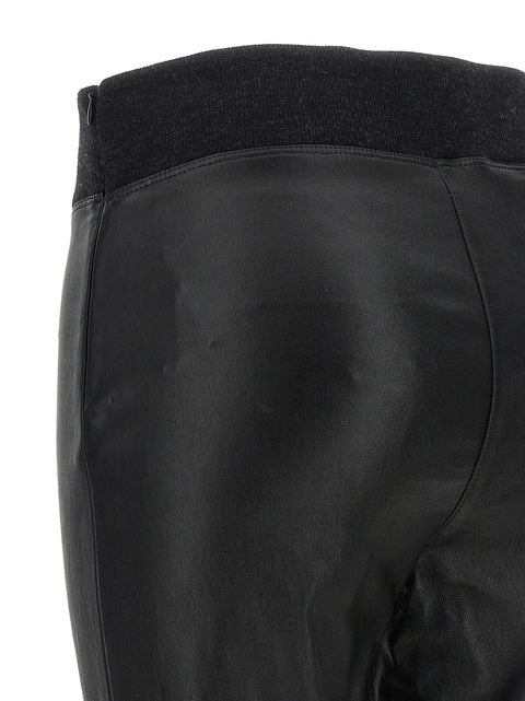 Brunello Cucinelli Stretch Nappa Leather Leggings