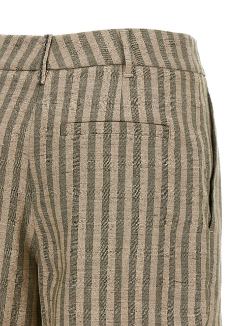 Brunello Cucinelli Striped Bermuda Shorts