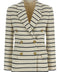 Brunello Cucinelli Striped Sweater Blazer