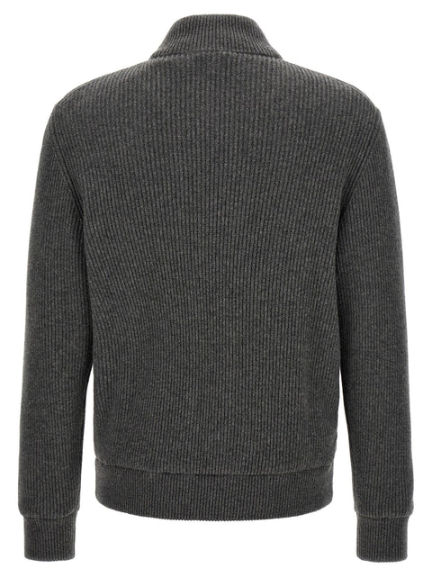 Brunello Cucinelli Suede And Wool Jacket