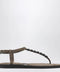 Brunello Cucinelli Suede thong sandals with Precious Straps