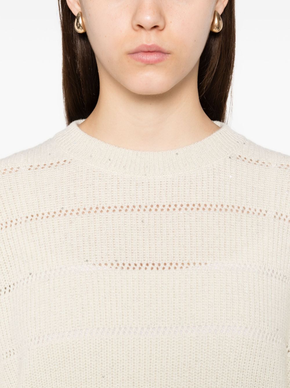Brunello Cucinelli Sweaters Beige-Topwear-Brunello Cucinelli-M-Urbanheer